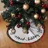 Festive Tree Skirt with New Year’s Quotes Design