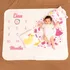 Newborn Baby Girl Baby Birth Gift Monthly Concept Photo Blanket