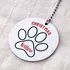 Personalised Paw Print Christmas Ornament for Pet Lovers