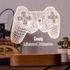 Personalized 3D LED Lamp for Gamers with Controller Design