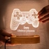 Personalized 3D LED Lamp for Gamers with Controller Design