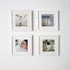 Personalized 4 pcs Self Adhesive Photo Frame Set with Border