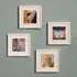 Personalized 4 pcs Self Adhesive Photo Frame Set with Border