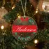 Personalized Acrylic Ornament - Pine Tree Design
