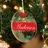 Personalized Acrylic Ornament - Pine Tree Design