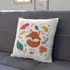 Personalized Adorable Fox Design Pillow for Kids