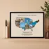 Personalised America Travel Black Photo Frame - 30x40cm