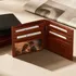 Personalized Anniversary Bifold Leather Wallet – Custom Inside Design with Photo & Message