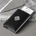 Personalised Leather Wallet with Silver Initial Emblem