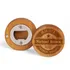 Personalized Bamboo Bottle Opener Magnet