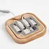 Personalized Bamboo Multi Charging Cable Set for Corporate Gift