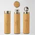 Personalized Bamboo Steel Thermos with Design Options