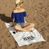 Personalised Monogrammed Beach Towel with Year