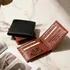 Personalized Bifold Leather Wallet – Custom Inside Cover with Photo, Name & Message