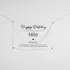 Personalised Birthday Banner 45 x 70 cm