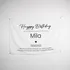 Personalised Birthday Banner with Name and Date - 95 x 145 cm