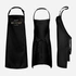 Personalised Art Teacher Black Apron with Name