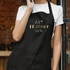 Personalised Art Teacher Black Apron with Name
