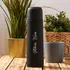 Personalised Black Matte Steel Thermos with Engraving