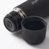 Personalised Black Matte Steel Thermos with Engraving