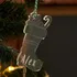 Personalised Boot-Shaped Christmas Ornament with Name
