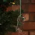 Personalised Boot-Shaped Christmas Ornament with Name