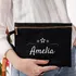Personalized Canvas Makeup Bag with Name for Her