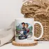 Personalised Cartoon Couple Mug with Scooter Design