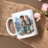 Personalized Cartoon Couple Travel Mug Gift