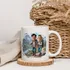 Personalized Cartoon Couple Travel Mug Gift