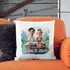 Personalized Cartoon Rowboat Design Pillow Gift