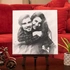 Personalised Charcoal Sketch Canvas Print 10x10 Gift