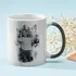 Personalized Charcoal Design Photo Printed Magic Mug