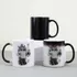 Personalized Charcoal Design Photo Printed Magic Mug