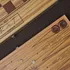 Personalized Checkered Oak Backgammon Set with Initials and Date for Couples