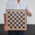 Personalized Chess Set for Couples with Beech Wood Finish