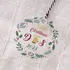 Personalized Christmas Ornament with Letter