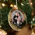 Personalized Christmas Ornament with Letters and Photo
