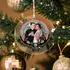 Personalized Christmas Ornament with Letters and Photo