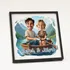 Personalised Couple Caricature Photo Frame Gift