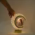 Personalized Crystal Moon Photo Frame with LED Light