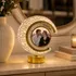 Personalized Crystal Moon Photo Frame with LED Light