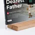 Personalised Dad Acrylic Plaque with Photo Insert