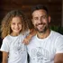 Personalized Dad and Child Line Art Matching T Shirts
