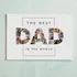 Personalized Dad Photo Collage Canvas Print 12x16