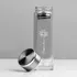 Personalized Daisy Design Clear Glass Thermos Flask