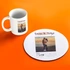 Personalized Day-Printed Photo Mug and Mouse Pad Set for Your Loved One