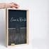 Personalized Decorative Wood Wine Cork Collection Box for Couples