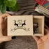 Personalized Deer Design Wind Up Wooden Music Box