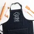 Personalized Denim Chef Apron with a Lovely Chef Message